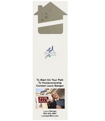 House Seed Shape Bookmark