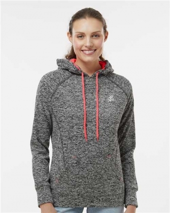 Ladies' Cosmic Contrast Fleece Hooded Sweatshirt